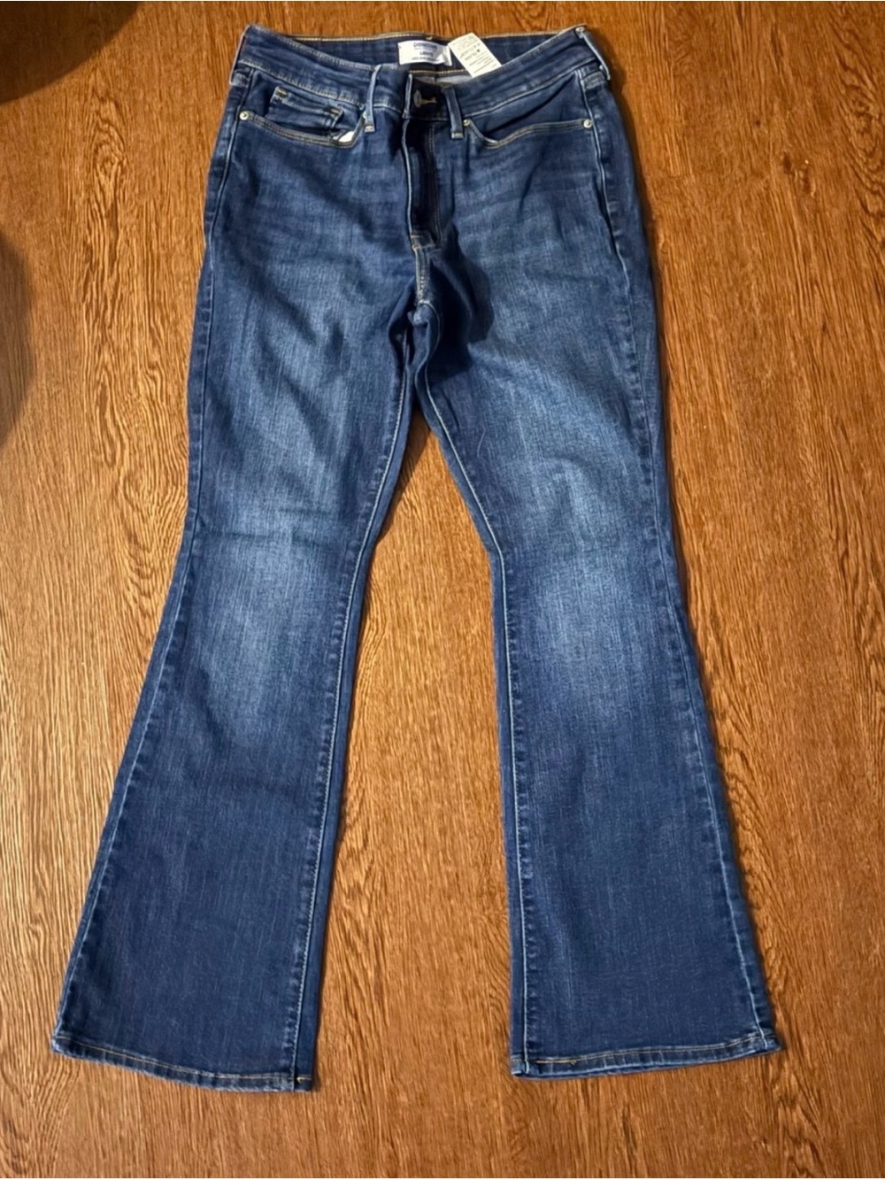 Levis Denizen Jeans Women Blue Cotton Blend Stretch Mid-Rise Bootcut-Size 27
